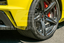 Load image into Gallery viewer, Stingray Corvette C8 Z06 E-Ray XL Splash Guards Mud Flaps Carbon Fiber Custom Painted