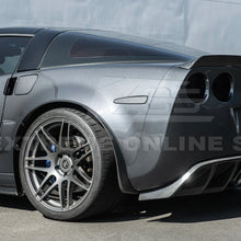 Load image into Gallery viewer, 2005-13 Corvette C6 Z06 ZR1 CARBON FIBER or Custom Painted Splash Guard Mud Flaps - Widebody