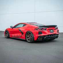 Load image into Gallery viewer, Corvette C8 Stingray Rear Ducktail Spoiler Custom Painted or Carbon Fiber Hydro