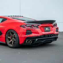 Load image into Gallery viewer, Corvette C8 Stingray Rear Ducktail Spoiler Custom Painted or Carbon Fiber Hydro