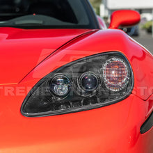 Load image into Gallery viewer, 2005-13 Corvette C6 Replacment DRY CARBON FIBER Headlights Housing - Bezels Only