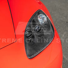 Load image into Gallery viewer, 2005-13 Corvette C6 Replacment DRY CARBON FIBER Headlights Housing - Bezels Only