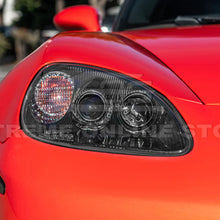 Load image into Gallery viewer, 2005-13 Corvette C6 Replacment DRY CARBON FIBER Headlights Housing - Bezels Only