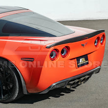 Load image into Gallery viewer, 2005-13 Corvette C6 Z06 ZR1 Grand Sport GS Carbon Fiber Spoiler - Full Width - Custom Painted