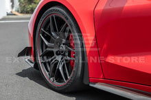Load image into Gallery viewer, Stingray Corvette C8 Z06 E-Ray XL Splash Guards Mud Flaps Carbon Fiber Custom Painted