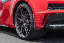 Load image into Gallery viewer, Stingray Corvette C8 Z06 E-Ray XL Splash Guards Mud Flaps Carbon Fiber Custom Painted