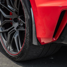 Load image into Gallery viewer, Stingray Corvette C8 Z06 E-Ray XL Splash Guards Mud Flaps Carbon Fiber Custom Painted