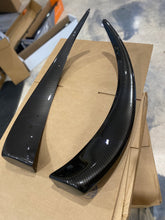 Load image into Gallery viewer, 2006 - 2013 Corvette Carbon Fiber or Painted Front Fender Extensions Splash Guards Z06 Grand Sport
