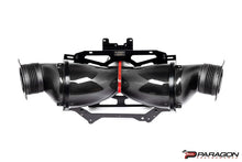 Load image into Gallery viewer, EVENTURI C8 CORVETTE CARBON FIBER INTAKE SYSTEM WITH CLEAR COVER