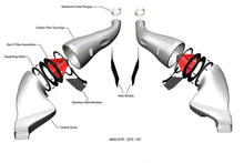 Load image into Gallery viewer, Eventuri Mercedes C190 / R190 AMG GT / GTS / GTR Black Carbon Intake & Engine Cover