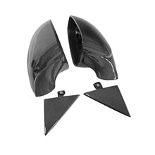 Load image into Gallery viewer, Carbon Fiber Mirror Housings With Triangle Trim - Ferrari 488 Pista - FS-CF-FER-PIMHTT