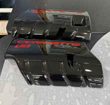 Load image into Gallery viewer, Corvette C6 Carbon Fiber HydroGraphics Custom Painted Engine Covers LS2 LS3 LS7 Z06 Grand Sport