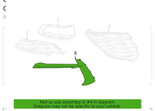 Load image into Gallery viewer, Corvette C8 Stingray Carbon Flash Front Driver Side Outer Grille Opening Bezel OEM GM