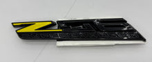 Load image into Gallery viewer, Corvette C7 Z06 Carbon Fiber HydroGraphics Hydro Dipped Custom Painted Front Fender Emblems OEM GM