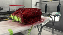Load image into Gallery viewer, Corvette C8 Z06 Edge Red LT6 Engine Intake Manifold Cover OEM GM Custom Painted Carbon Fiber