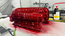 Load image into Gallery viewer, Corvette C8 Z06 Edge Red LT6 Engine Intake Manifold Cover OEM GM Custom Painted Carbon Fiber