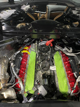 Load image into Gallery viewer, Corvette C8 Z06 Edge Red LT6 Engine Intake Manifold Cover OEM GM Custom Painted Carbon Fiber