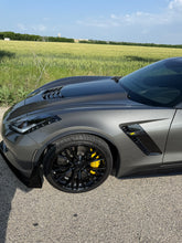 Load image into Gallery viewer, 2015 - 2019 Corvette C7 Z06 Body Color Custom Painted Front Fender Emblems OEM GM Option