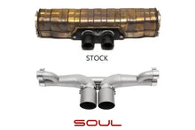 Load image into Gallery viewer, Porsche 991 GT3 / GT3 RS / 911R SOUL Center Muffler Bypass Exhaust