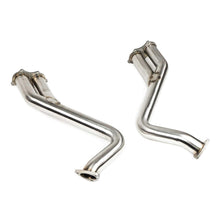Load image into Gallery viewer, Fabspeed Porsche 718 GT4 / GTS / Spyder Over Axle Link Pipes (2020+) - FS.POR.718GT4.OA
