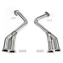 Load image into Gallery viewer, Fabspeed Porsche 718 GT4 / GTS / Spyder Over Axle Link Pipes (2020+) - FS.POR.718GT4.OA