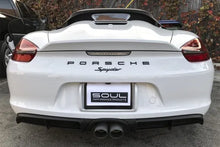 Load image into Gallery viewer, Porsche 981 GT4 / Boxster Spyder / Clubsport SOUL Performance Exhaust System