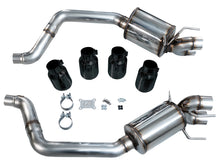Load image into Gallery viewer, AWE Touring Edition Axleback Exhaust for C6 Chevrolet Corvette 6.2L (2009-2013) - Diamond Black Tips 3015-43662)