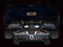 Load image into Gallery viewer, AWE Touring Edition Axleback Exhaust for C6 Chevrolet Corvette Z06/ZR1 - Chrome Silver Tips 3015-42606