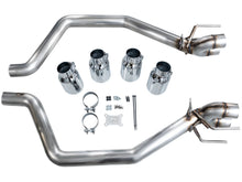 Load image into Gallery viewer, AWE Track Edition Axleback Exhaust for C6 Chevrolet Corvette Z06/ZR1 - Chrome Silver Tips 3020-42606