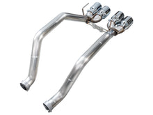 Load image into Gallery viewer, AWE Track Edition Axleback Exhaust for C6 Chevrolet Corvette Z06/ZR1 - Chrome Silver Tips 3020-42606