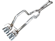 Load image into Gallery viewer, AWE Track Edition Axleback Exhaust for C6 Chevrolet Corvette Z06/ZR1 - Chrome Silver Tips 3020-42606