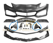 Load image into Gallery viewer, Corvette C7 ZR1 Conversion Front Bumper Kit and Splitter