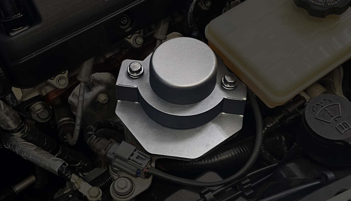 20142019 C7 CORVETTE VACUUM PUMP ACTUATOR W/CAP POWDER COATED BLACK