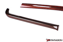 Load image into Gallery viewer, C8 CORVETTE CARBON FIBER INTERIOR TRIM - RED - 3 PC KIT