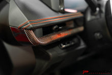 Load image into Gallery viewer, C8 CORVETTE CARBON FIBER INTERIOR TRIM - RED - 3 PC KIT