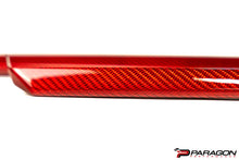 Load image into Gallery viewer, C8 CORVETTE RED CARBON FIBER INTERIOR TRIM - 3 PC KIT