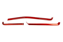 Load image into Gallery viewer, C8 CORVETTE RED CARBON FIBER INTERIOR TRIM - 3 PC KIT