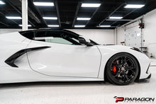 Load image into Gallery viewer, C8 CORVETTE ROCKER PANEL EXTENSIONS - BLACK