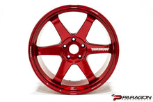 Load image into Gallery viewer, VOLK RACING TE37 C8 CORVETTE 19X9.5 ET36, 20X11 ET39 - HYPER RED