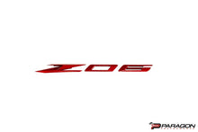 Load image into Gallery viewer, C8 CORVETTE RED Z06 EMBLEM - PAIR