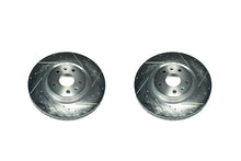 Load image into Gallery viewer, C8 CORVETTE Z51 POWERSTOP EVOLUTION DRILLED & SLOTTED ROTORS - FRONT