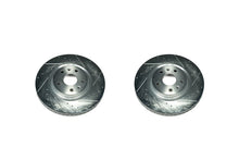 Load image into Gallery viewer, C8 CORVETTE Z51 POWERSTOP EVOLUTION DRILLED & SLOTTED ROTORS - REAR