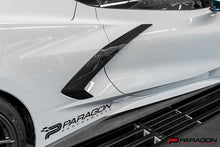 Load image into Gallery viewer, CCS C8 CORVETTE CARBON FIBER SIDE SCOOP OVERLAY PACKAGE