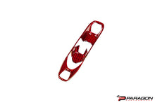 Load image into Gallery viewer, CCS C8 CORVETTE RED CARBON FIBER TRANSMISSION CONTROL OUTER TRIM