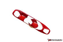 Load image into Gallery viewer, CCS C8 CORVETTE RED CARBON FIBER TRANSMISSION CONTROL OUTER TRIM