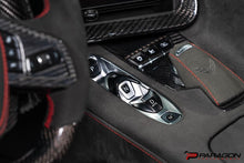 Load image into Gallery viewer, CCS C8 CORVETTE RED CARBON FIBER TRANSMISSION CONTROL OUTER TRIM