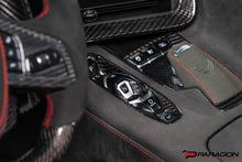 Load image into Gallery viewer, CCS C8 CORVETTE RED CARBON FIBER TRANSMISSION CONTROL OUTER TRIM