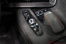 Load image into Gallery viewer, CCS C8 CORVETTE RED CARBON FIBER TRANSMISSION CONTROL OUTER TRIM