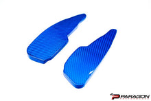 Load image into Gallery viewer, CCS C8 CORVETTE CARBON FIBER PADDLE SHIFTER EXTENDERS - BLUE