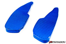 Load image into Gallery viewer, CCS C8 CORVETTE CARBON FIBER PADDLE SHIFTER EXTENDERS - BLUE